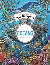 Oceans Coloring Book - R.J. Hampson - Kleurboek voor volwassenen