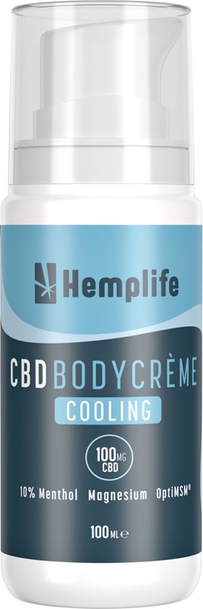 CBD + Magnesium Bodycrème Cooling 100mg | Hemplife 100ml