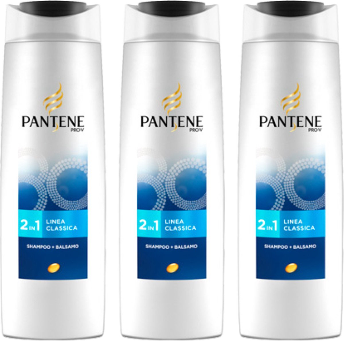 Pantene Pro-V Linea Classica Balsamo Shampoo - 3 x 200 ml