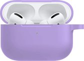 Hoes Voor AirPods Pro 2 Hoesje Siliconen Case - Hoesje Voor AirPods Pro 2 Case Hoes - Lila