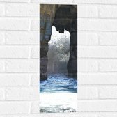 WallClassics - Muursticker - Pont dans Water - 20x60 cm Photo sur Muursticker