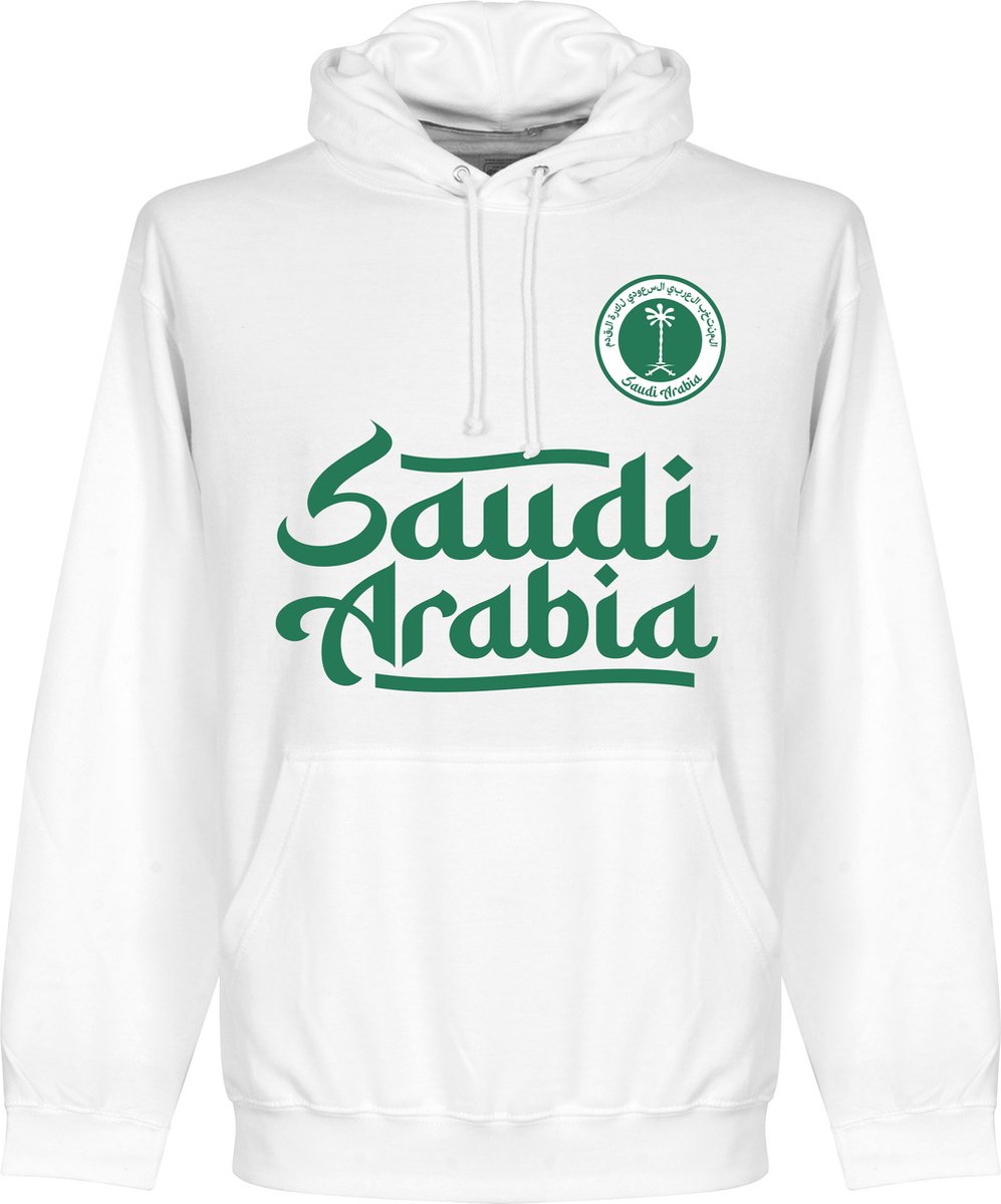 Saudi-Arabië Team Hoodie - Wit - XL