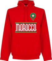 Marokko Team Hoodie - Rood - XXL