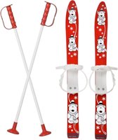 Plastic Kinderski’s 70 cm - Mini Ski Set kind - Kinderski 3-6 jr Rood