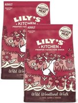 2x7 kg Lily's Kitchen Dog Adult Canard / Saumon / Chevreuil nourriture pour chien