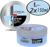 L’Oréal Paris Studio Line Special Out Of Bed Fibre Cream -2x 150 ml - Warrig Effect.