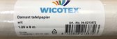 Wicotex-Tafelpapier op rol Damastpapier 120cm x 8m Uni wit
