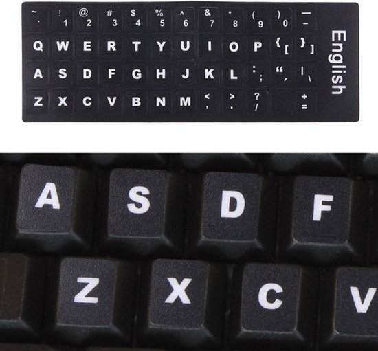 toetsenbord Film Cover Independent Paste English toetsenbord Stickers voor  Laptop... | bol.com