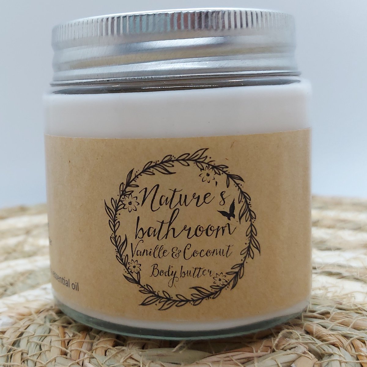 Goedkoopste Nature's Bathrom - Body butter - Vanilla & Coconut - Natuurlijk - Plastic vrij - Duurzaam