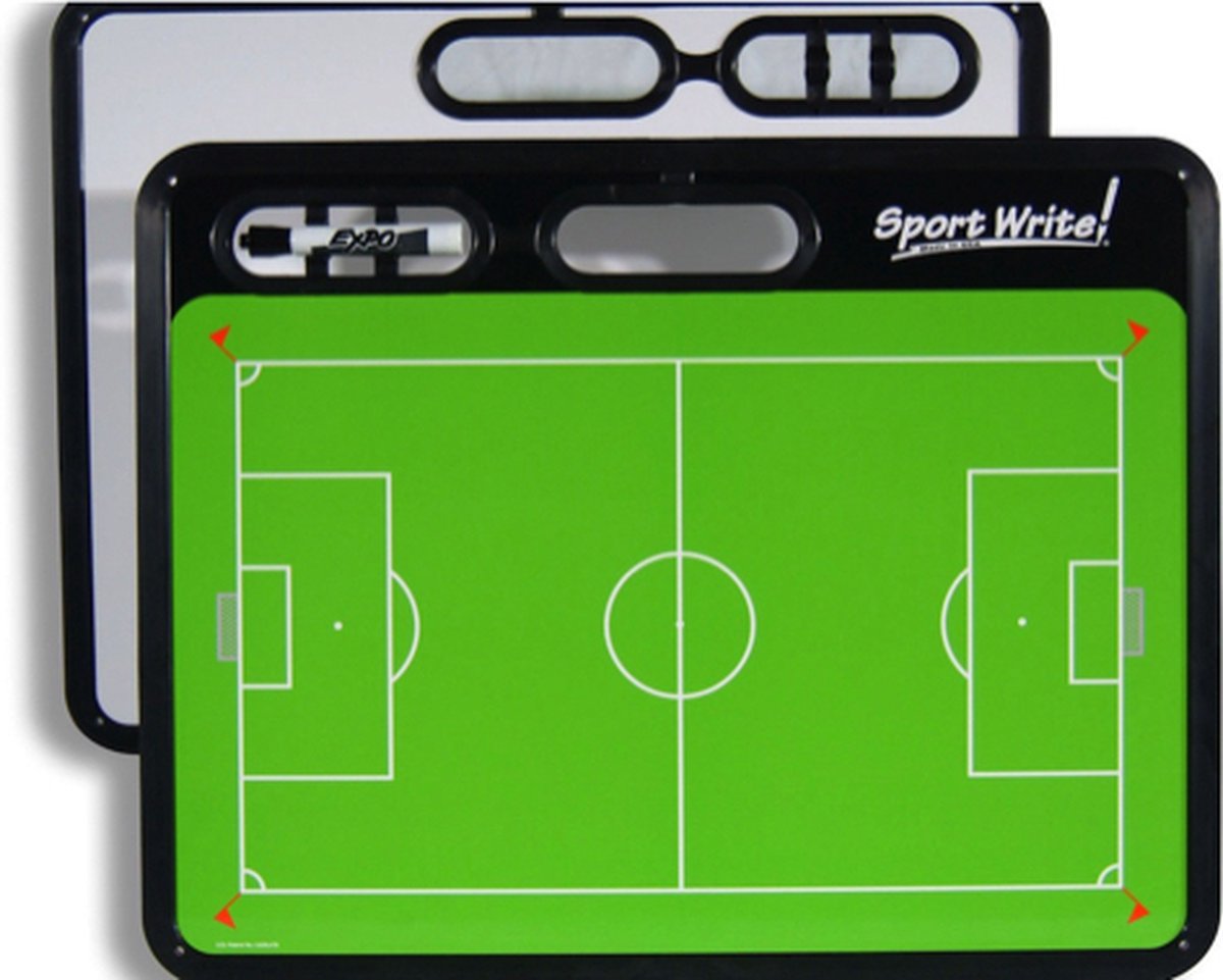 Coachbord Voetbal | Dubbelzijdig | 58 x 46 centimeter