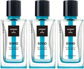 SUPERDRY - Eau de Toilette - Soho - 3 Pak - Voordeelverpakking