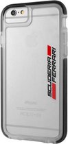 Ferrari Scuderia Shockproof Back Cover - Geschikt voor Apple iPhone 6/6S (4.7") - Transparant/Zwart