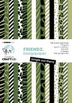 Creative Craftlab Friendz Paper Pad Jungle Out There