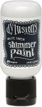 Acrylverf - Parelmoer Verf - Shimmer Paint - Wit - White Linen - Dylusions - 29 ml