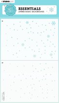 Mask stencil Sweet stories - Background snowfall nr. 140