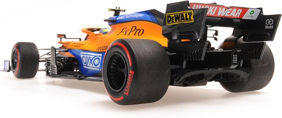 McLaren F1 Team MCL35M #4 Pole Position Russian GP 2021 - 1:18 - Minichamps van Merkloos — afbeelding 2