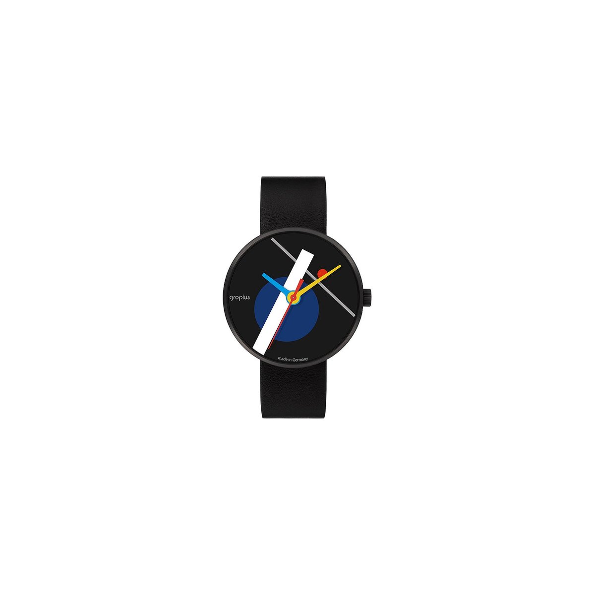 Walter Gropius Unisex-Uhren Analog Quarz One Size Schwarz 32023282