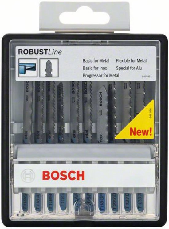 Buy Bosch Accessories 2607011170 Jigsaw blade set Wood and Metal, 10-piece  10 pc(s)