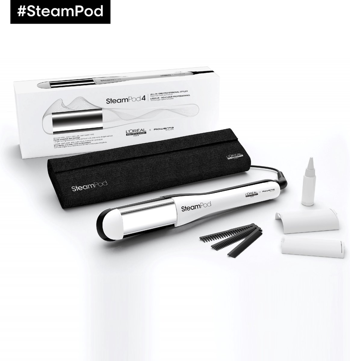 Doelwit boog Gepland L'Oréal Professionnel Steampod 4 - Vierde generatie stijltang met  stoomtechnologie | bol.com