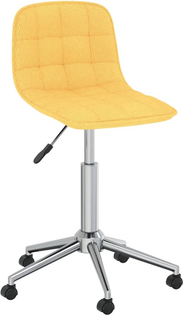 Prolenta Premium - Kantoorstoel draaibaar stof geel