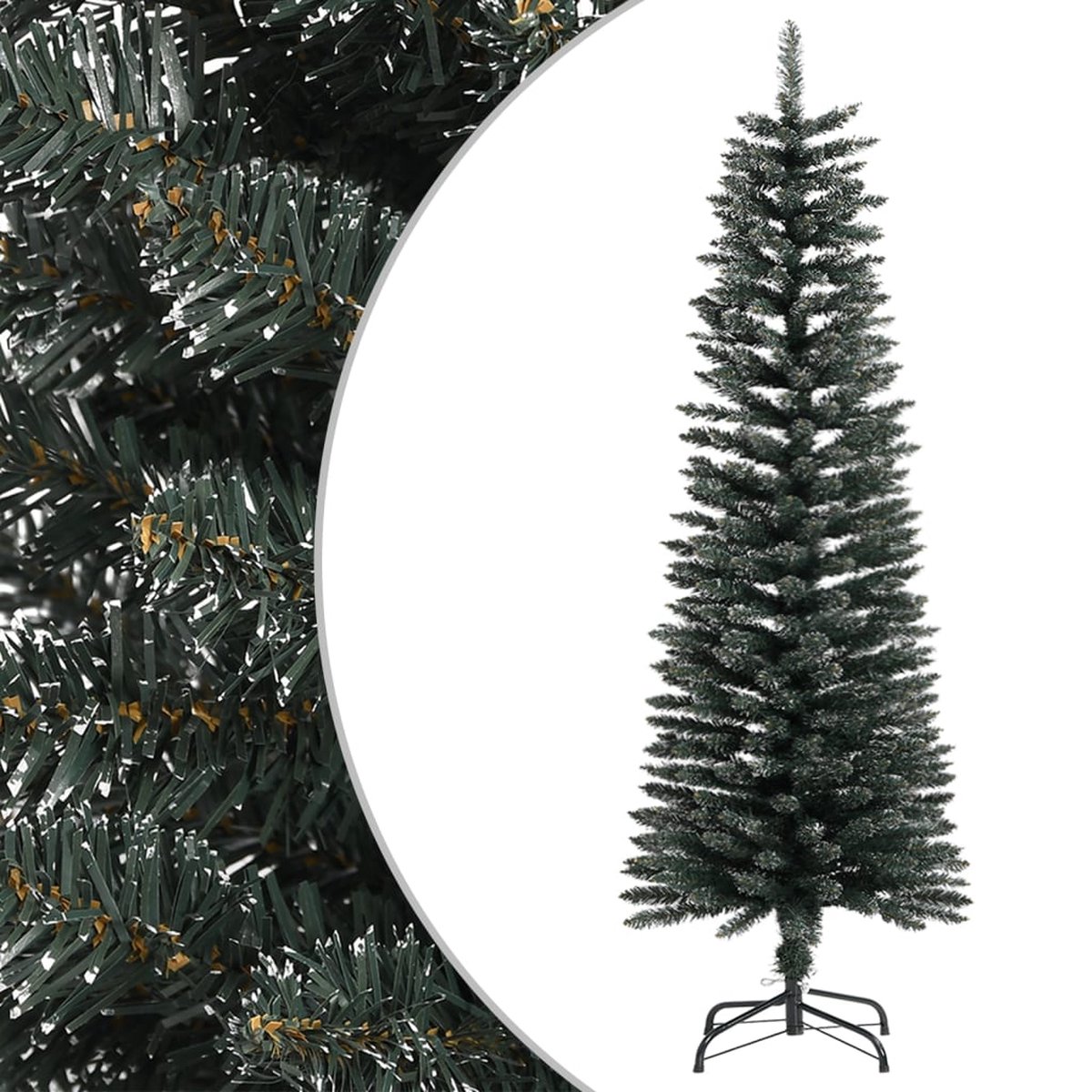 Prolenta Premium - Kunstkerstboom met standaard smal 120 cm PVC groen