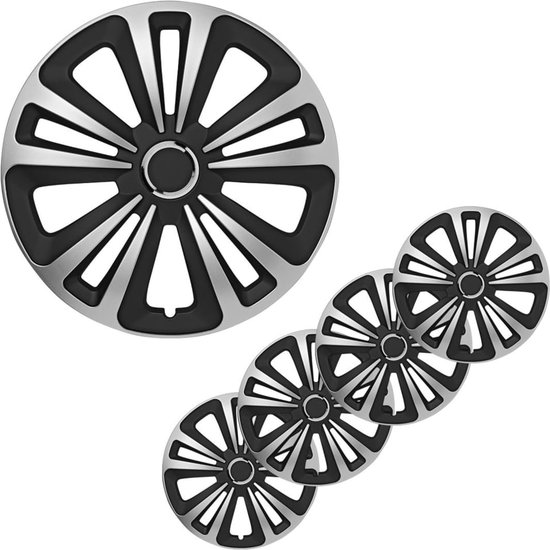 Wieldoppen 13 inch Aura Black - set 4 stuks Laagste prijs