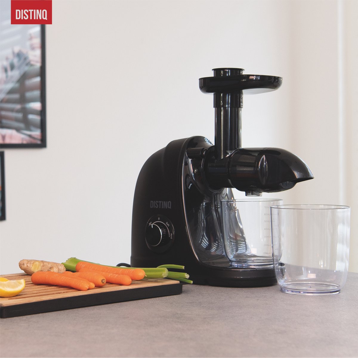 DistinQ Slowjuicer met Pulpcontainer thumbnail 5