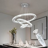 Uniclamps - Lustre en cristal à 3 Ring - Lampe à Led en Crystal - Lampe de salon - Lampe moderne - Lampe suspendue - Plafonnier - Plafonnier
