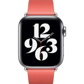 Apple Leather Band Modern Buckle L voor de Apple Watch Series 1-8 / SE - 38/40/41 mm - Roze