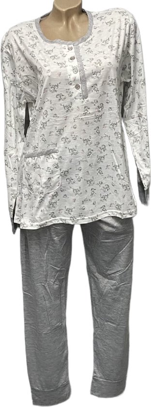 PAJAMAS - Dames - Luxe Katoenen Pyjama met Comfortabele Pasvorm en Stijlvol Design