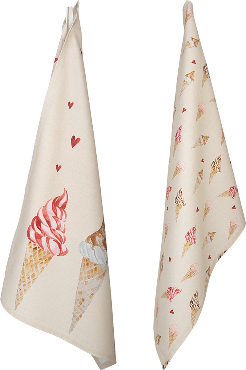 Clayre & Eef Theedoek set van 2