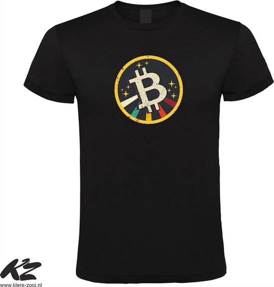 Klere-Zooi - Retro Bitcoin - Heren T-Shirt - 4XL