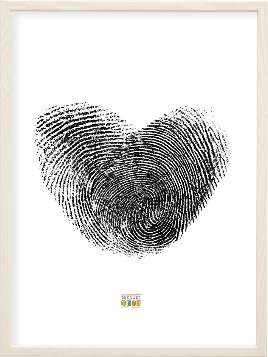 Deknudt Frames fotolijst S41Jl1 - hout - cremekleur - foto: 30x45 cm wit