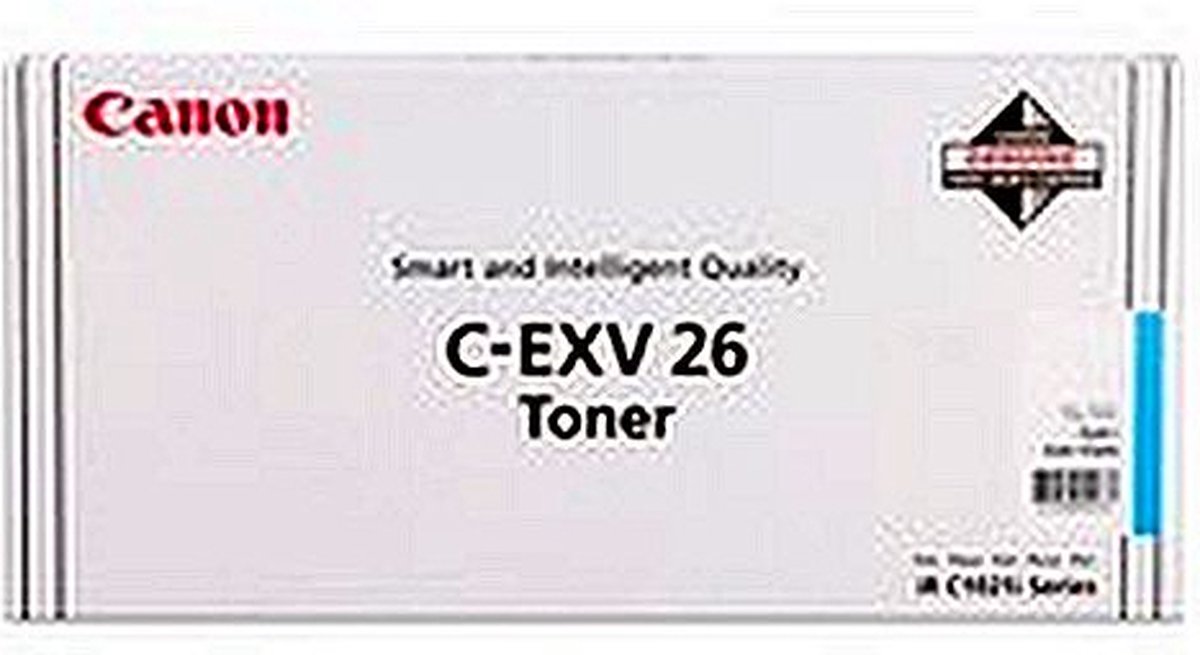 Cartouche De Toner Cyan Authentique Canon C-EXV26 - Originale Et Neuve Sous Blister