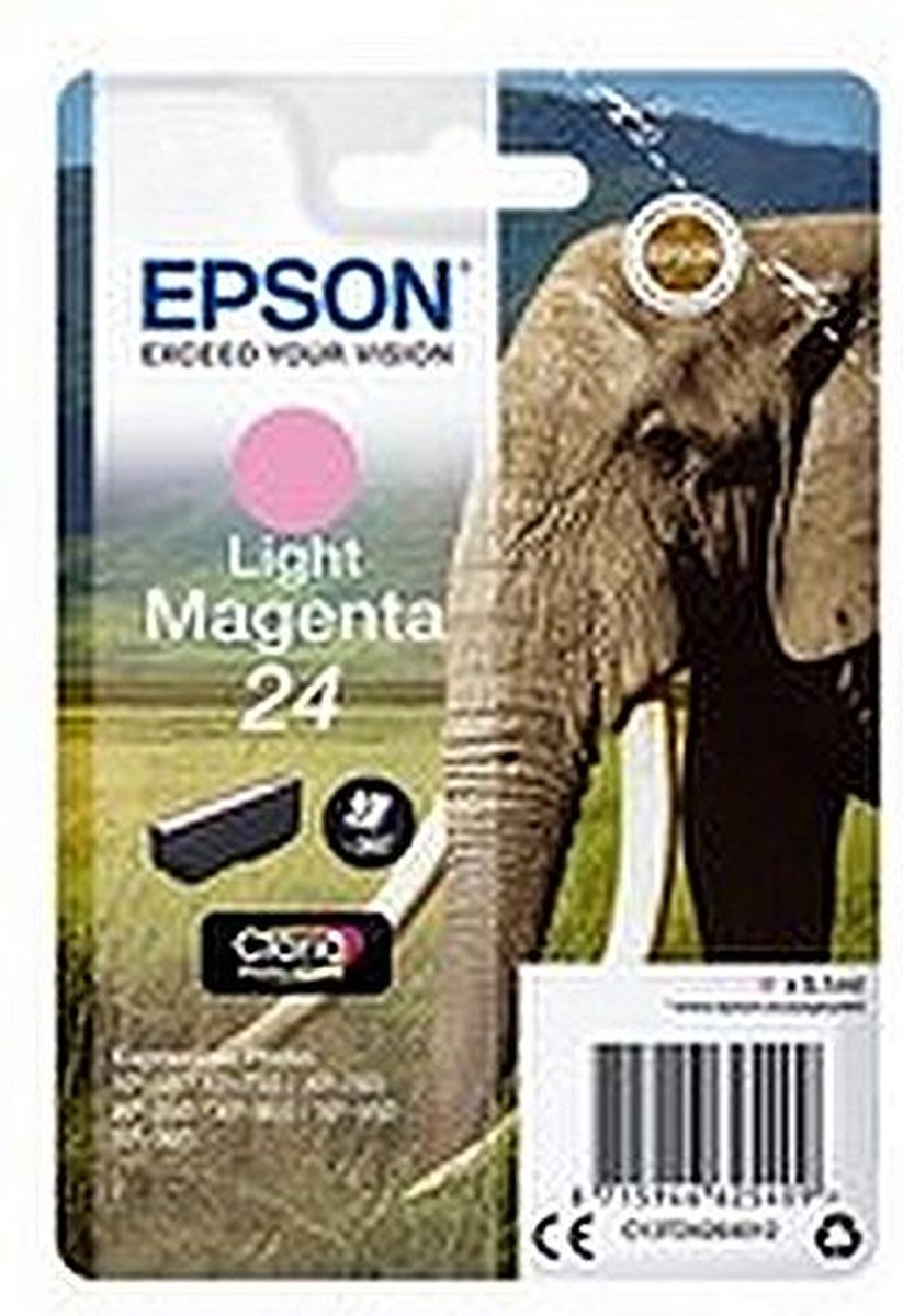 Epson 24 (T2426) - Inktcartridge / Licht magenta