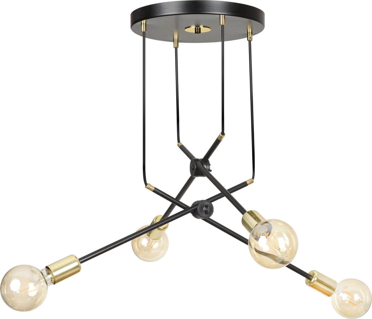 Emibig - Hanglamp Geomet 4 Zwart Ø 50 cm
