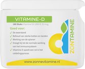 Zonnevitamine Vitamine D 180 stuks - 25 mg/1000 IE in brievenbusdoosje (inc. verzendkosten!)