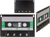 Metalen Sleutelhouder Muziekcassette