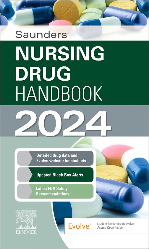 Saunders Nursing Drug Handbook 2024 9780443116070 Robert J. Kizior