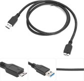 USB 3.0 Micro kabel, USB-adapter USB 3.0 A naar micro B Geschikt voor: Samsung Galaxy S5, Note 3, externe harde schijf, HD-camera