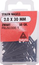 Deltafix Stalen Nagel - Gehard - 2.0 x 30 mm - 65 stuks