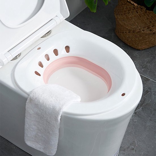 Vardaan Yoni Steam Chear - chaise vapeur vapeur vaginale - bidet - siège de toilette pliable - rose