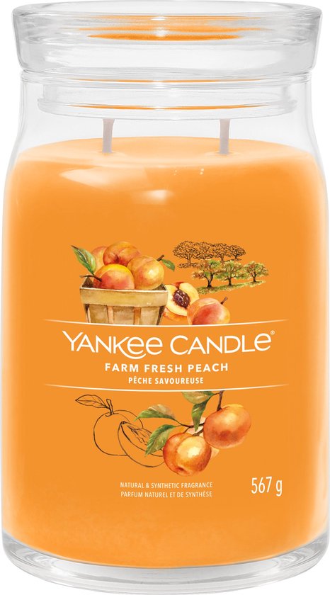 Yankee Candle - Farm Fresh Peach Signature Large Jar