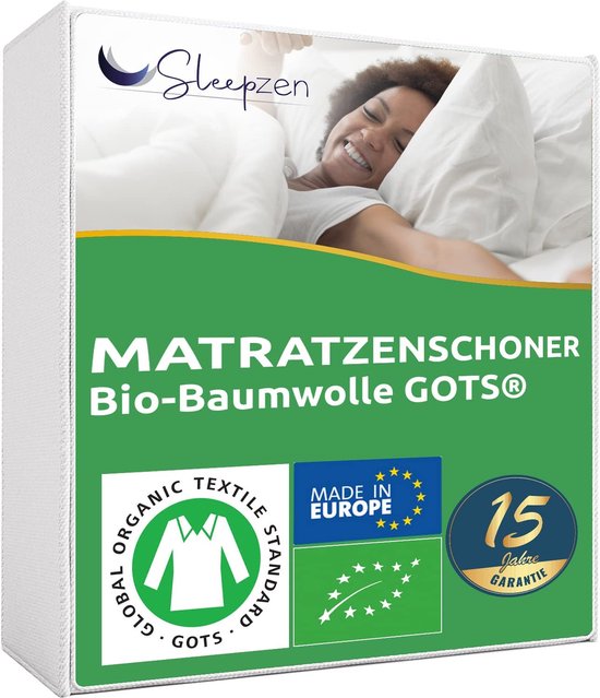Protège-matelas SLEEPZEN, 80 x 160 cm, certifié biologique