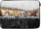Laptophoes - Chic - Abstract - Goud - Laptop sleeve - Laptop case - 13 Inch