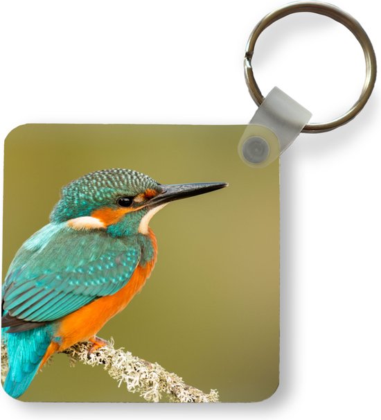 Tinnen Sleutelhanger Uil – Ambachtelijk Dierfiguur - De Tingieterij