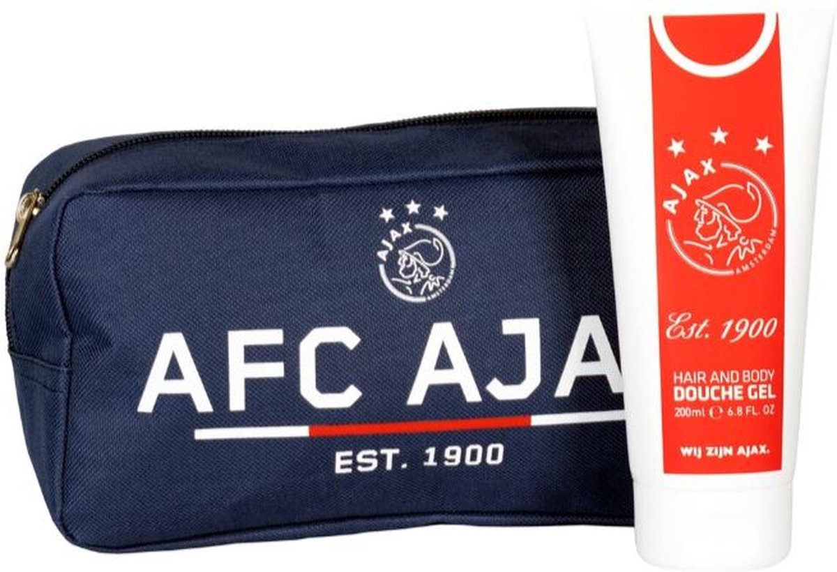 AFC Ajax | Cadeau voor kinderen | Geschenkset | Toilettas met douchegel - AFC Ajax