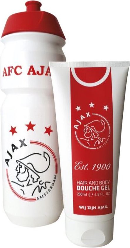 AFC Ajax | Cadeau voor kinderen / Geschenkset | Bidon 750ml + Douchegel 200ml - Ajax