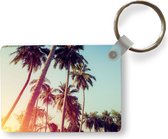 Sleutelhanger - Palmboom - Zomer - Retro - Zon - Uitdeelcadeautjes - Plastic