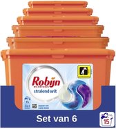 Capsules de lavage Robijn - 3 en 1 - Radiant Wit - 4 pièces